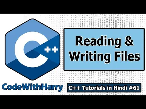 File I/O in C++: Read/Write in the Same Program & Closing Files | C++ Tutorials for Beginners #61 thumbnail