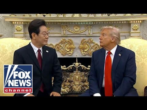 Trump holds sprawling Q&A in Oval Office with South Korean president thumbnail