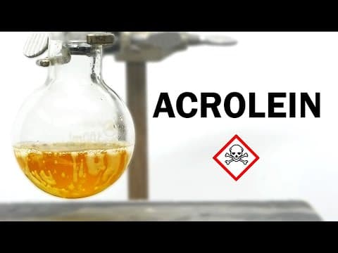 How to Make Acrolein Safely and Effectively thumbnail