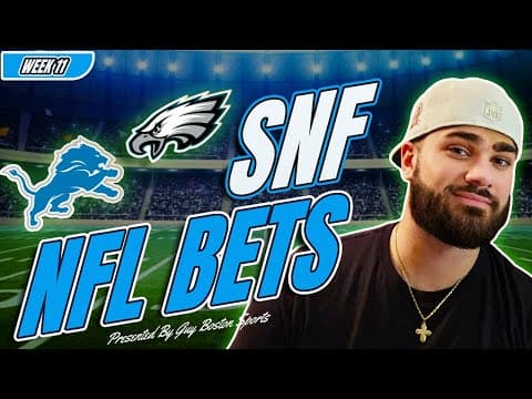 Lions vs Eagles Sunday Night Football Picks | FREE NFL Bets, Predictions, and Player Props! thumbnail