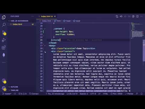 How to Create an Accordion Component with JavaScript thumbnail