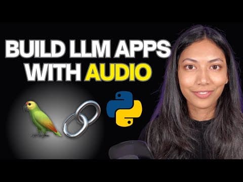 Build LangChain Audio Apps with Python in 5 Minutes thumbnail