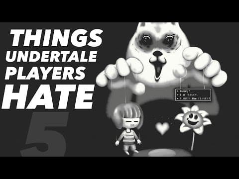 5 Things Undertale Players HATE thumbnail