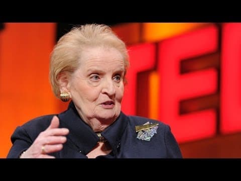 On being a woman and a diplomat - Madeleine Albright thumbnail
