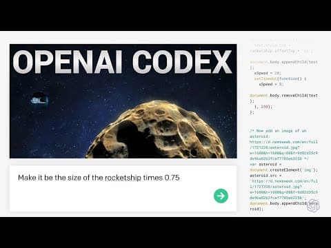 What Can OpenAI Codex Do for Game Development? thumbnail