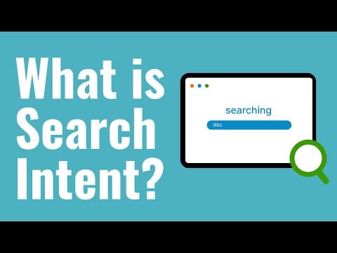 What is Search Intent? Keyword Search Intent Explained For Beginners thumbnail