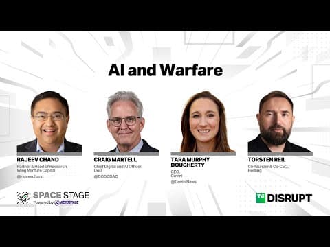 AI and Warfare | TechCrunch Disrupt 2023 thumbnail