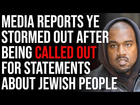 Did Kanye West Walk Out Over Anti-Semitism Claims? thumbnail