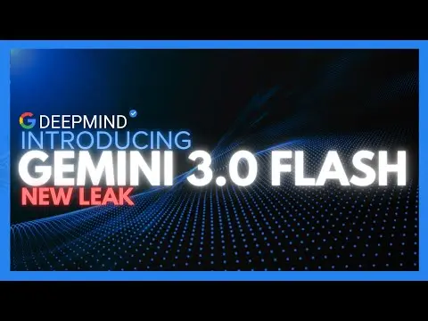 Gemini 3.0 Flash: Google's Greatest Model Ever? Most Powerful, Cheapest, & Fastest Model Ever (Leak) thumbnail