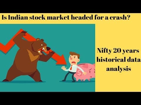 Is Indian stock market headed for a crash? | Nifty 20 years historical data analysis thumbnail