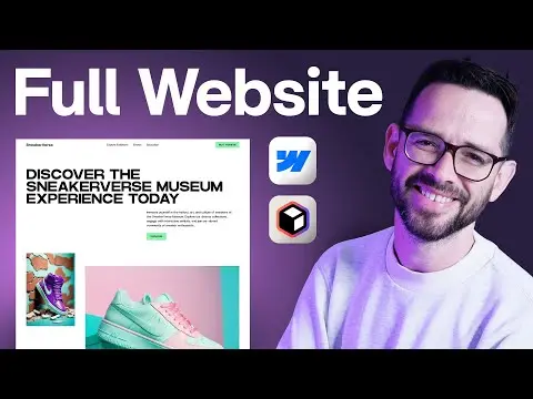 Build a custom website with no code! (Relume & Webflow crash course) thumbnail