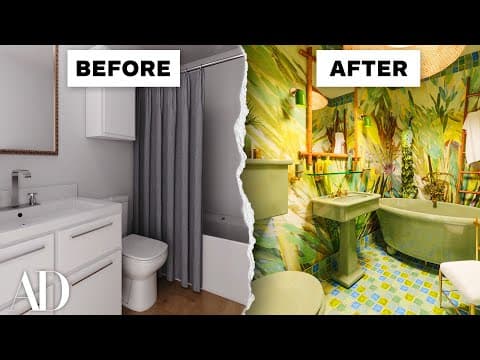 How Do Designers Revamp a Tiny Bathroom? thumbnail