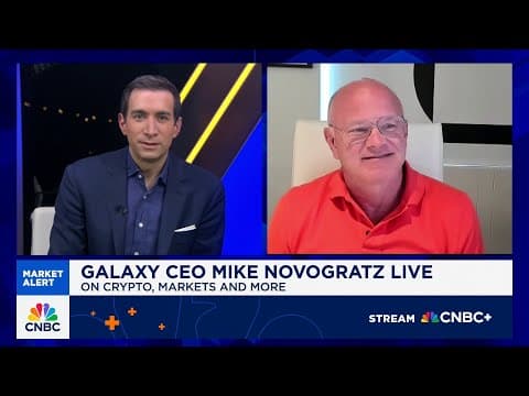 Galaxy CEO Mike Novogratz: Bitcoin prices will keep climbing as long as debt-to-GDP keeps climbing thumbnail