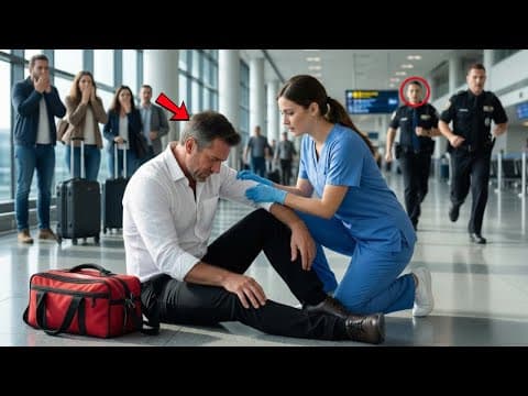 Nurse Missed Her Promotional Flight to Save a Dying Man at the Airport, Unaware Who He Was.. thumbnail