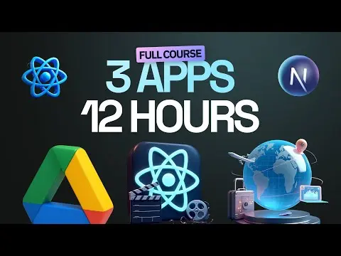 Build 3 Complete Full-Stack Web Apps and Launch Your Developer Career thumbnail