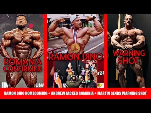 Ramon Dino's Homecoming in Brazil + Andrew Jacked Confirms Romania Pro + Martin Sends Warning Shot thumbnail