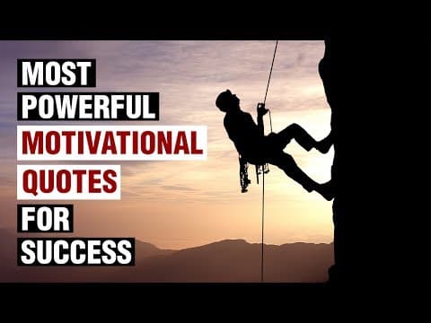 Most Powerful Motivational Quotes For Success In Life thumbnail