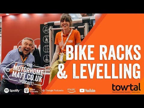 Automatic motorhome levelling and electric bike racks | High-tech motorhome accessories thumbnail