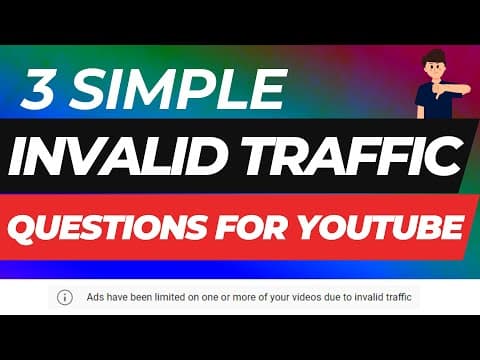 3 Simple Invalid Traffic Questions For YouTube thumbnail