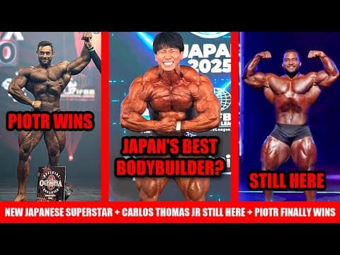 Japan's New Bodybuilding Phenom + Carlos Thomas Jr Does Guest Posing +Piotr Making a Name in Classic thumbnail