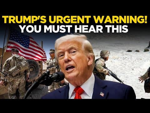 Trump LIVE: Trump Wants Greenland First, Before Russia and China Move In | Trump | Greenland | Watch thumbnail