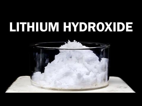 How to Make Lithium Hydroxide from Lithium Metal thumbnail