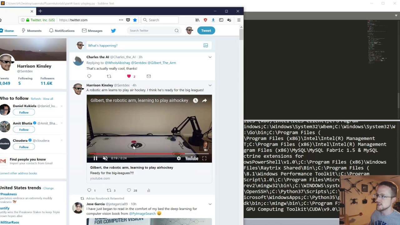 YouTube video player