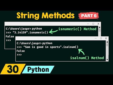 String Methods in Python (Part 6) thumbnail