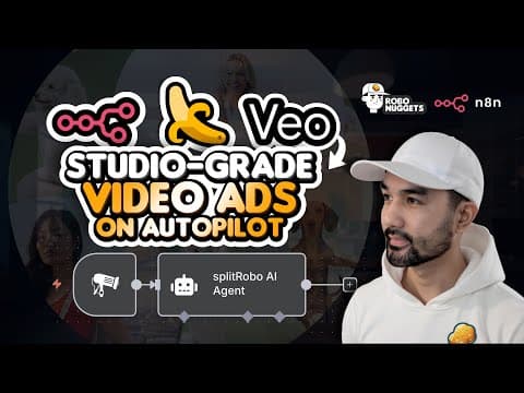 The Ultimate Video Ad Creator with nanobanana, veo3, n8n — here's how (🍌 Split AI System extended) thumbnail