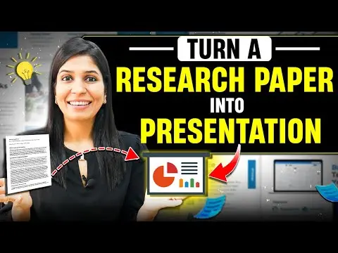 How to present a research PAPER as PRESENTATION🔥 thumbnail