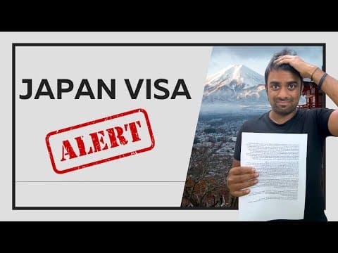 Japan Visa Update 2025: Latest Document Indians MUST Carry! thumbnail