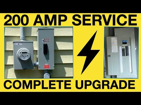 Completely upgrading an existing 120/ 240V electrical service to 200 AMPS thumbnail