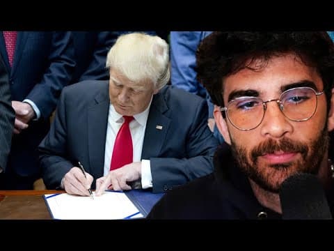 Trump's Bill Passed, America is FINISHED | Hasanabi reacts thumbnail