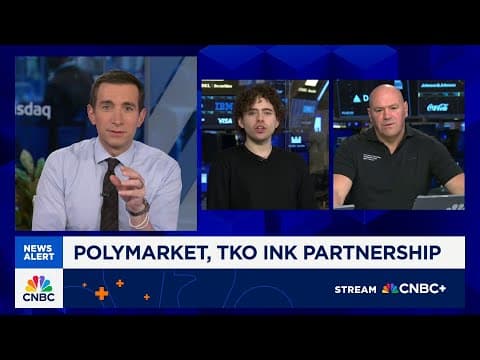 UFC CEO Dana White & Polymarket CEO Shayne Coplan on new partnership: This deal made a lot of sense thumbnail