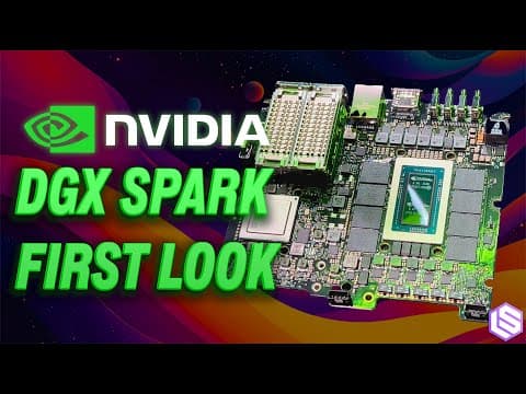 LIVE from GTC: DGX Spark Insides First Look thumbnail