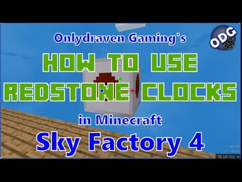How to Use Redstone Clocks in Sky Factory 4 thumbnail