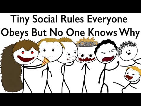 Tiny Social Rules Everyone Obeys But No One Knows Why thumbnail