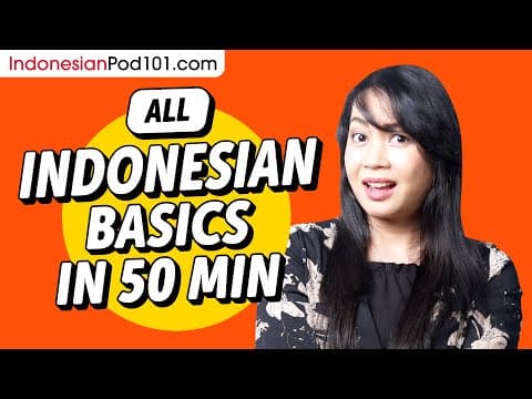 How to Master Indonesian Basics in 50 Minutes thumbnail