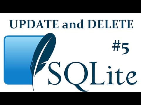 UPDATE and DELETE - SQLite3 with Python 3 part 5 thumbnail