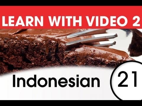 Learn Indonesian with Pictures and Video - Indonesian Recipes for Fluency thumbnail