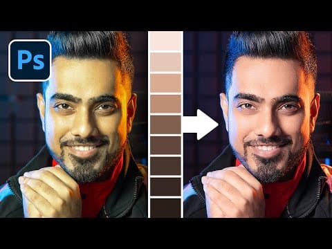 The Cheat Code to ALWAYS Get Perfect Skin Tones! - Photoshop thumbnail