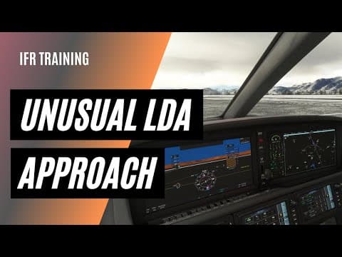 LDA Approach into Van Nuys (VNY) | IFR Approaches Explained thumbnail