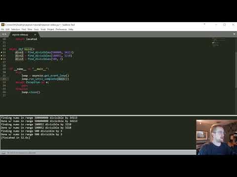 Asyncio - Asynchronous programming with coroutines - Intermediate Python Programming p.26 thumbnail