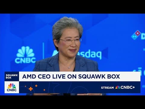AMD CEO Lisa Su dismisses AI spending fears: 'It's the right gamble' thumbnail