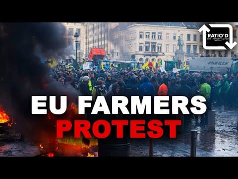 Farmer Protest TAKES OVER all of Europe! thumbnail
