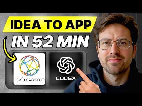 I Built an Entire App with OpenAI's Codex and 8 AI Agent Employees thumbnail
