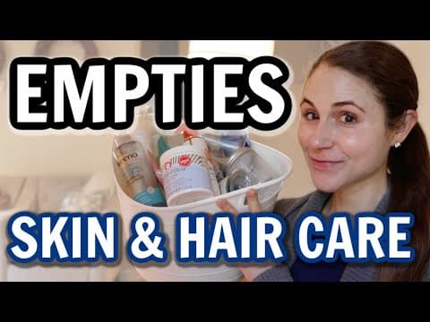 2020 Empties: Skin care & hair care| Dr Dray thumbnail