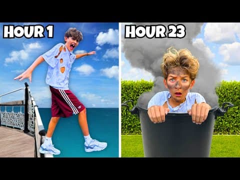 My Son Spent 24 Hours Controlled by Subscribers! (Instant Regret) thumbnail