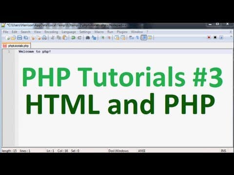 How to Embed PHP in HTML for Dynamic Content thumbnail