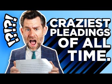 What Are the Most Ridiculous Court Filings Ever? thumbnail